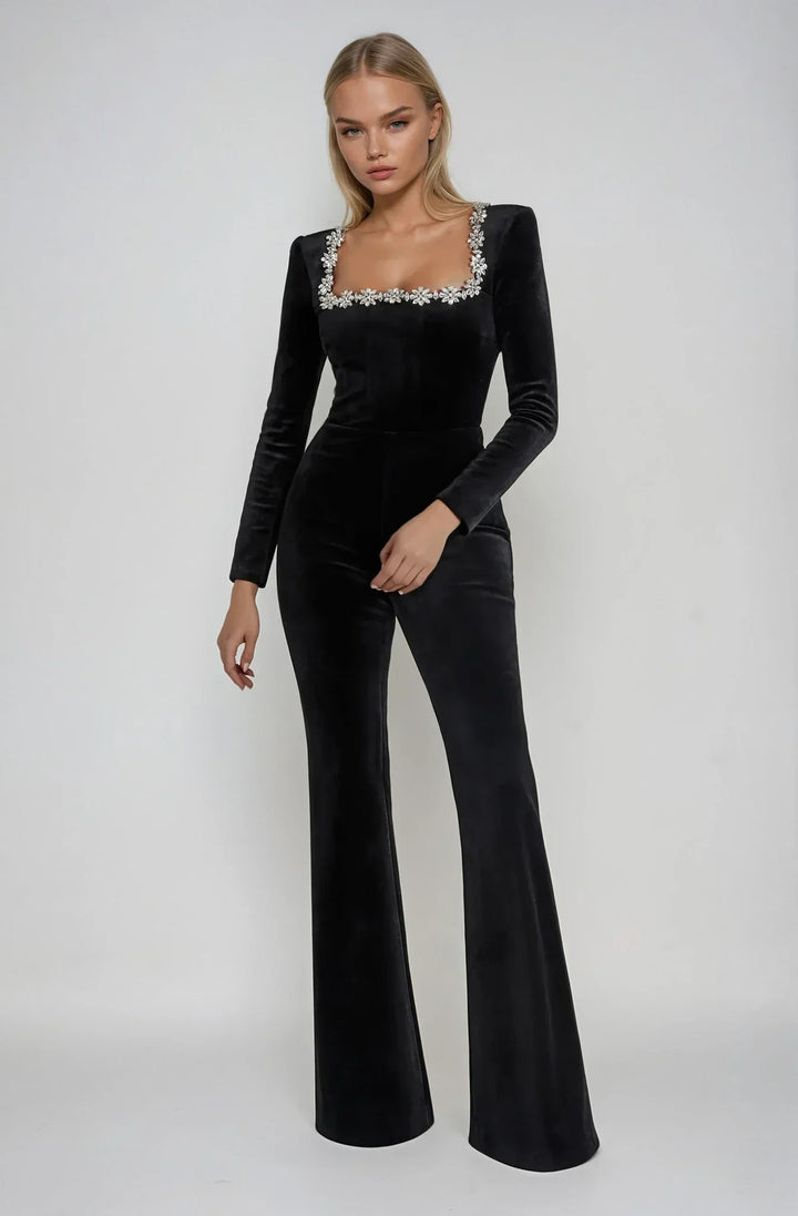 Van Elsen | Valentina Fluwelen Jumpsuit