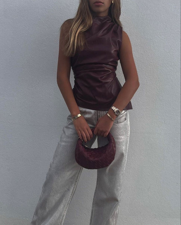 Van Elsen | Ruby Leren Top