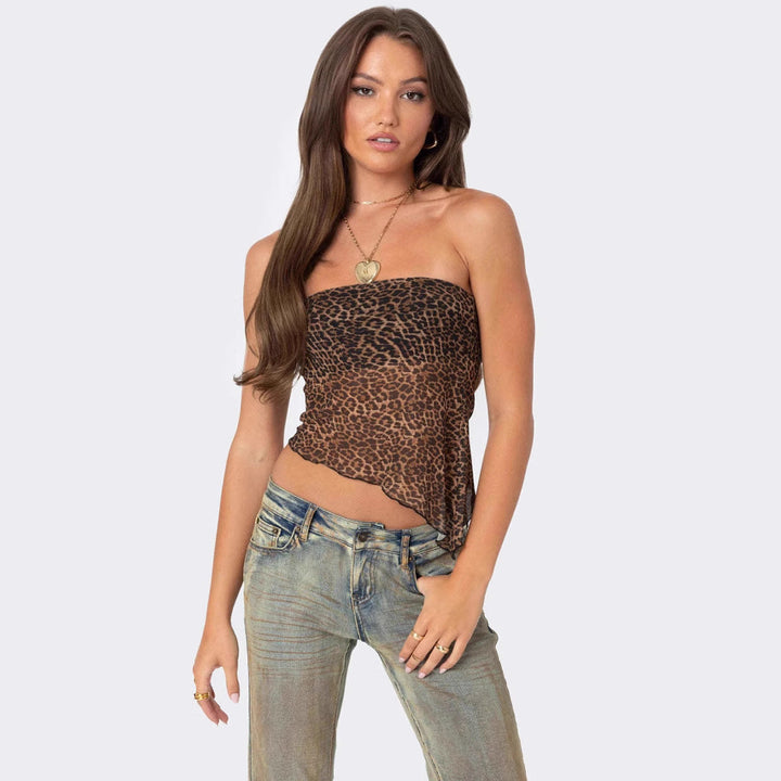 Van Elsen | Liva Top in Luipaardprint