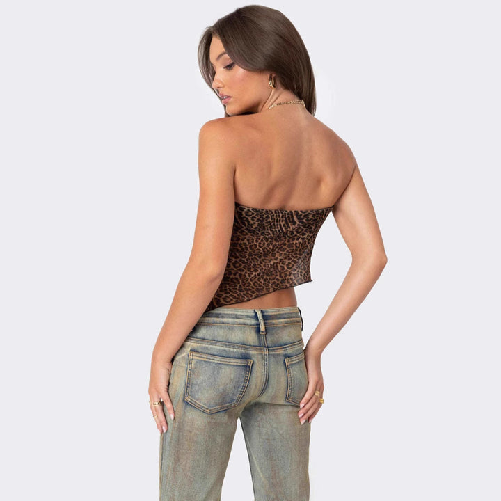 Van Elsen | Liva Top in Luipaardprint